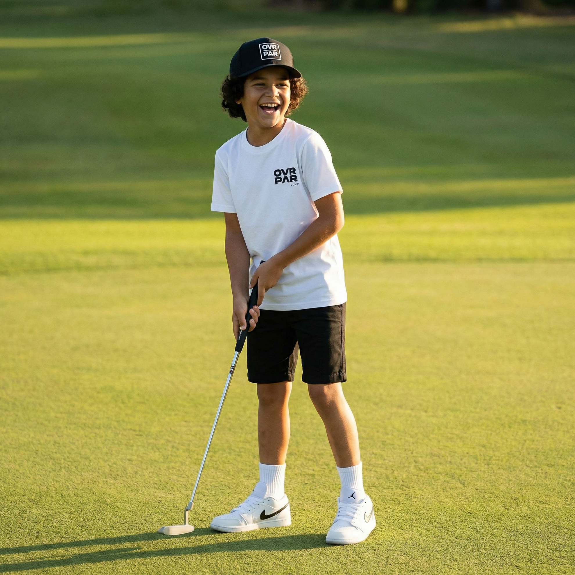 OVRPAR Signature Tee - Kids - White