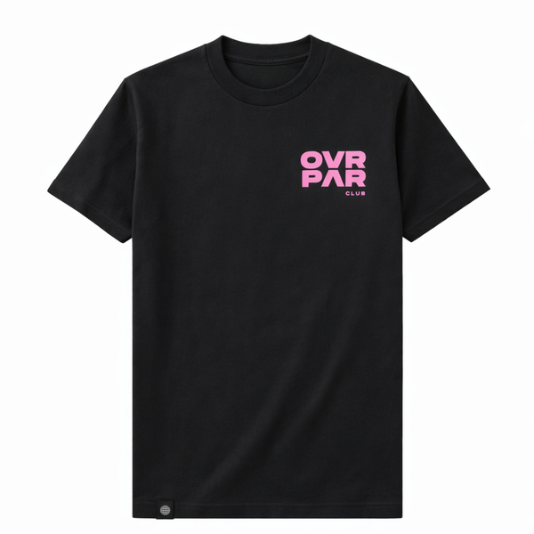 OVRPAR Signature Tee - Mens Black / Pink