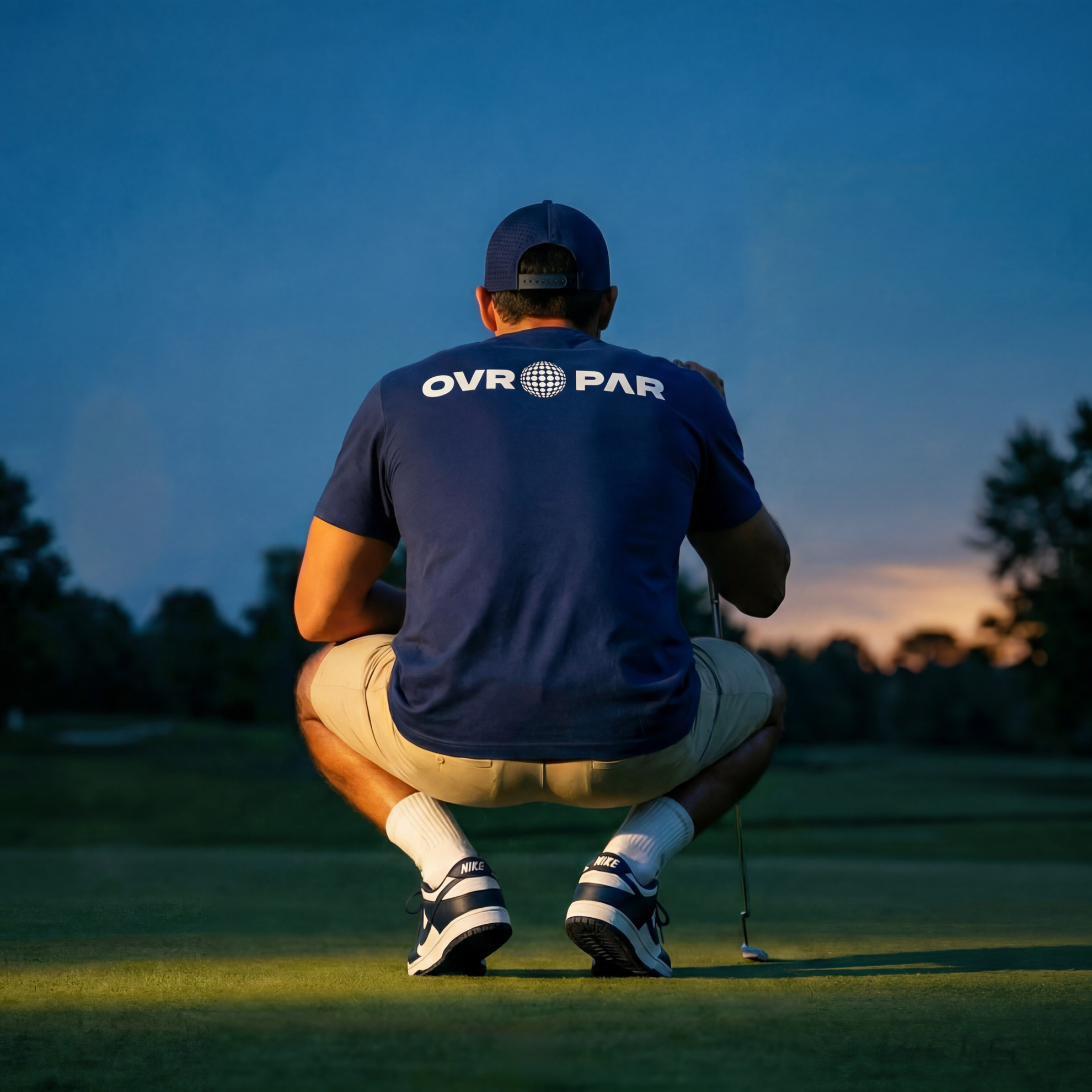 OVRPAR Signature Tee - Mens Navy