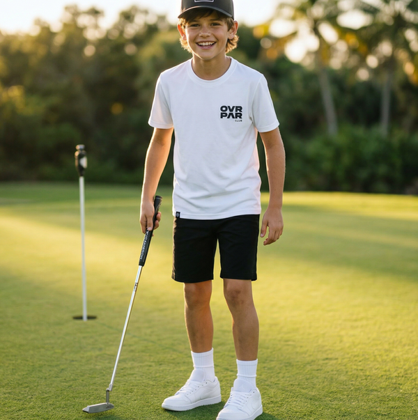 OVRPAR Signature Tee - Kids - White